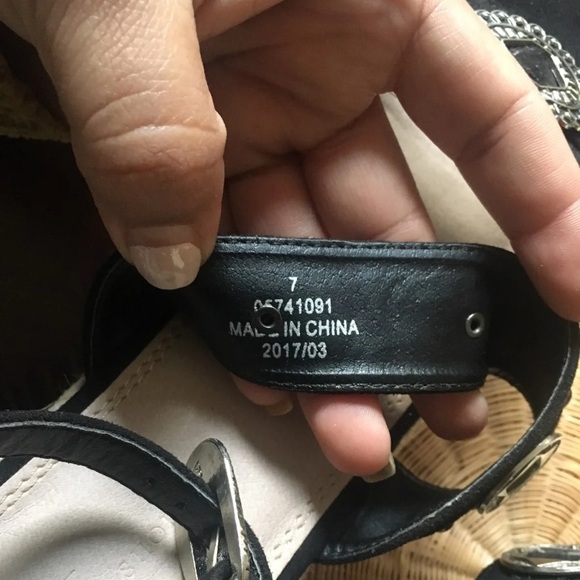 ASOS black boho western espadrilles  sandals - Picture 6 of 6